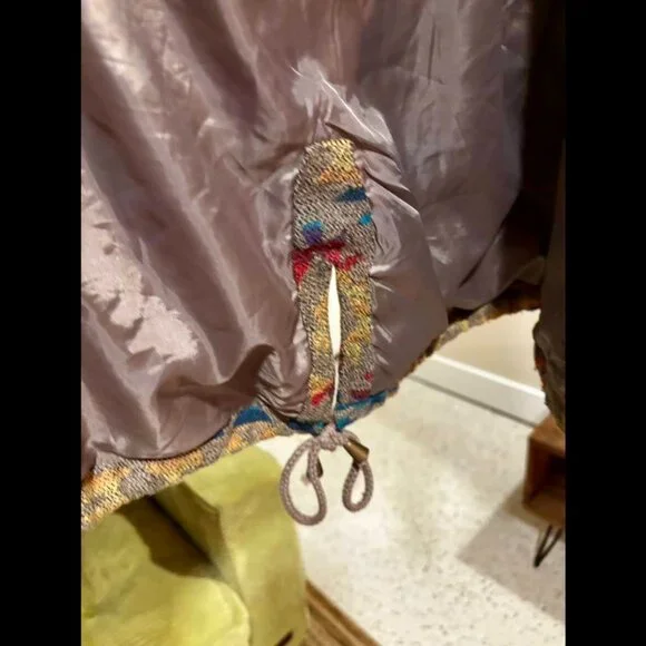 BONGO L Western Tribal Aztec pattern jacket coat - Picture 7 of 7